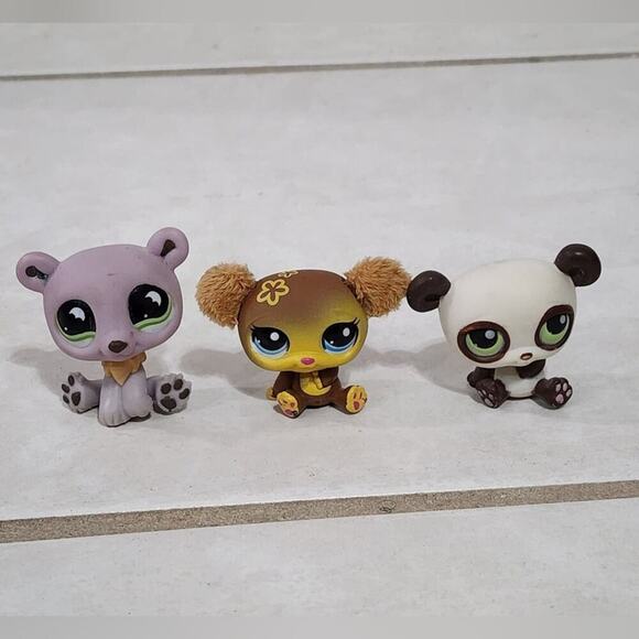 LPS LITTLEST PET SHOP bundle lot of Honey Hideaway Bear # 2468 polar 833 176‎ - Picture 1 of 6